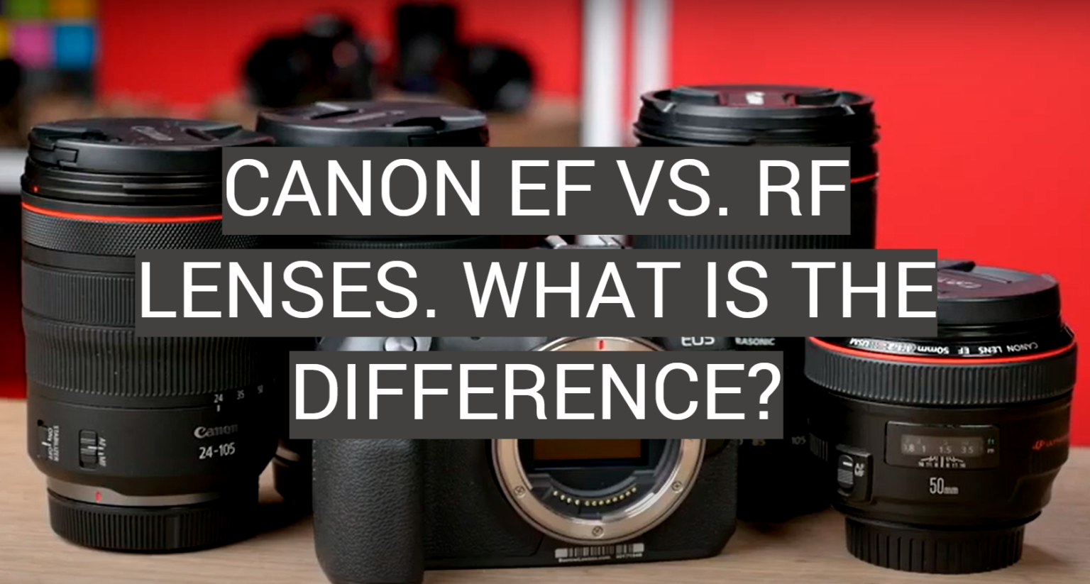 canon ef vs rf lens