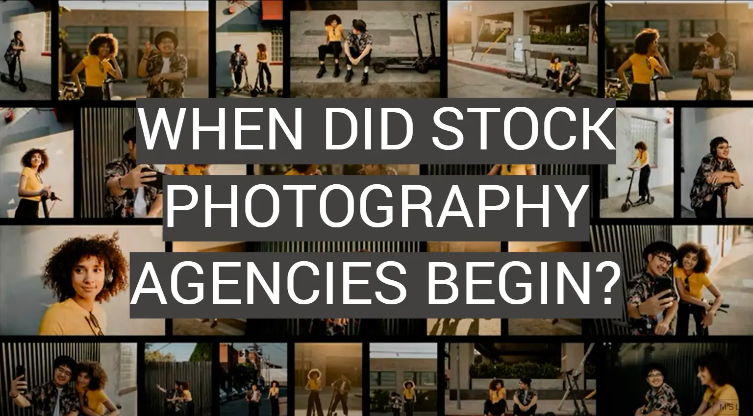 When Did Stock Photography Agencies Begin?