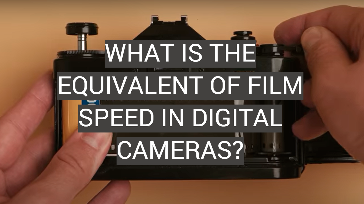 What Is the Equivalent of Film Speed in Digital Cameras?