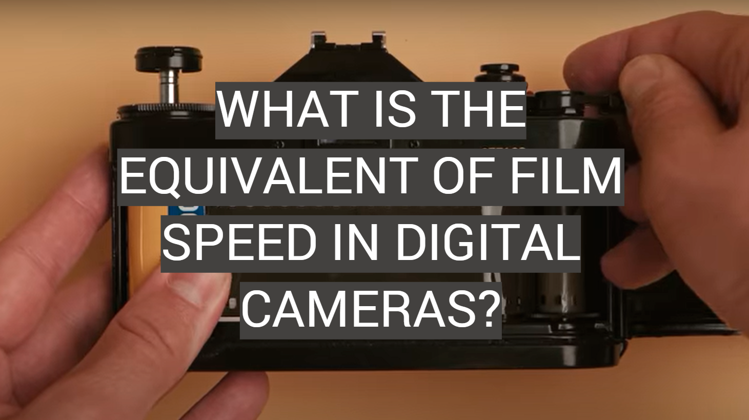 What is the equivalent to film on a digital camera?