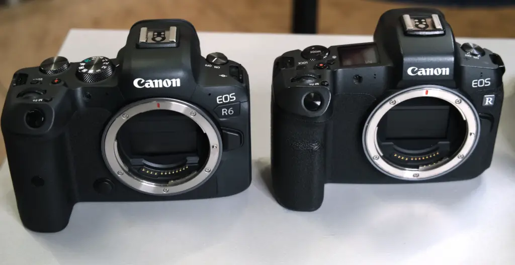 Canon EOS R vs. R6: Ease of Use