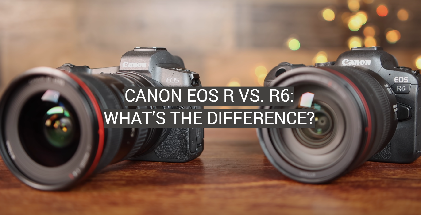 Canon EOS R vs. R6: What’s the Difference?