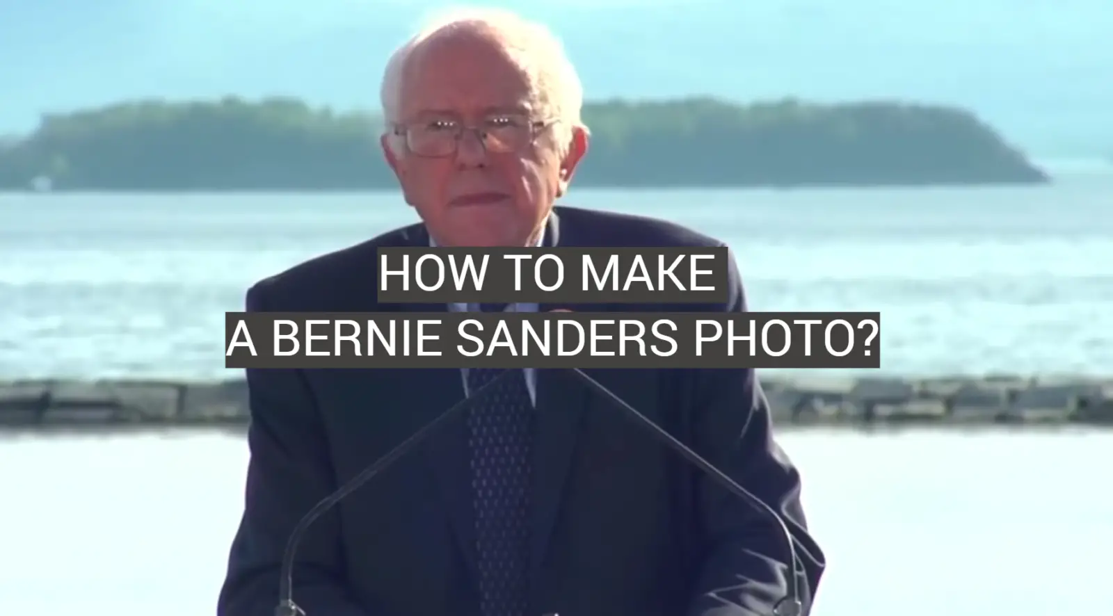 How to Make a Bernie Sanders Photo?