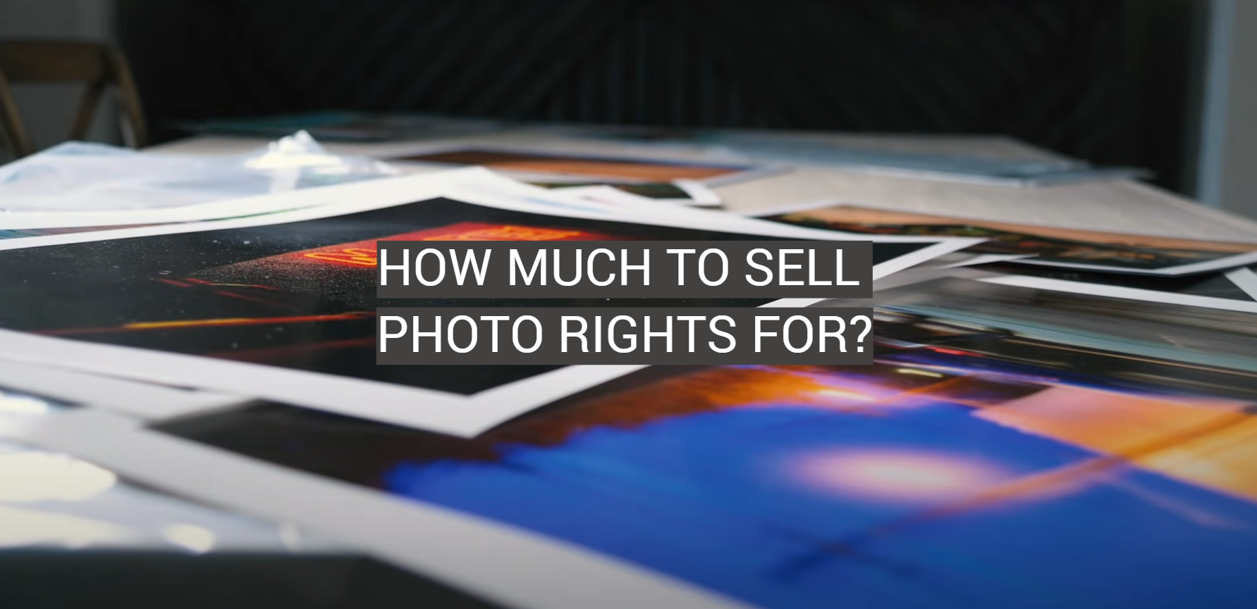 How Much to Sell Photo Rights For?