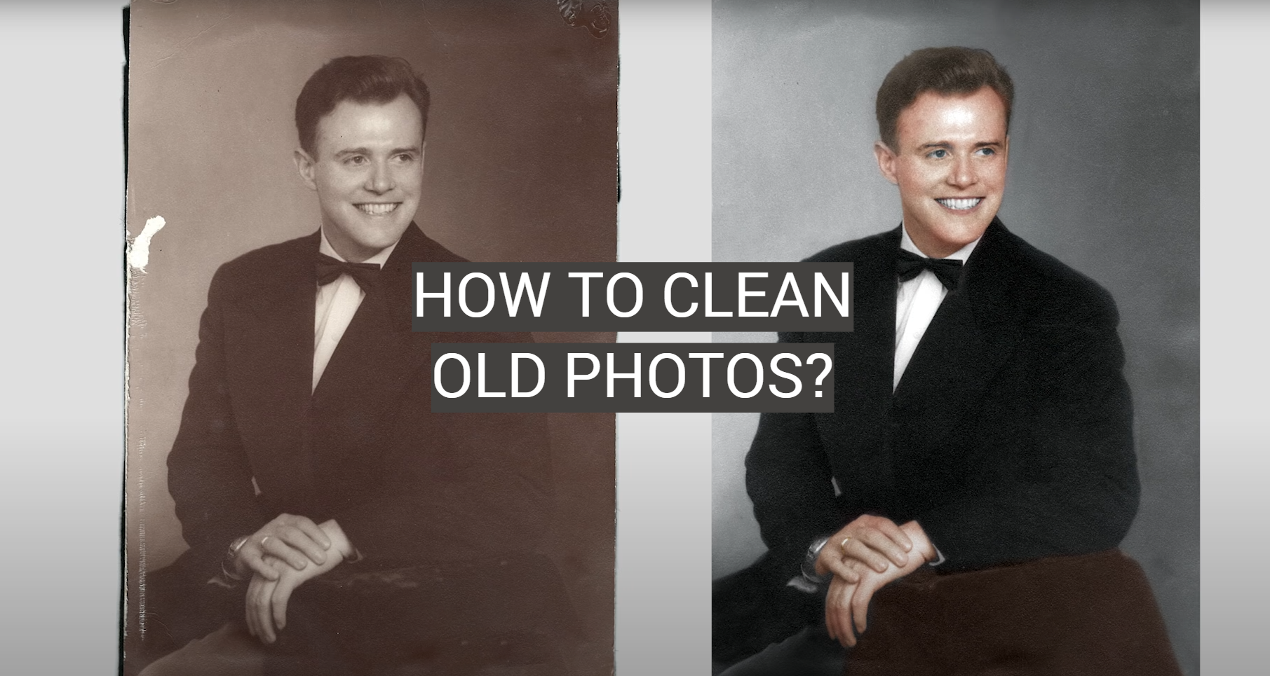 How to Clean Old Photos?