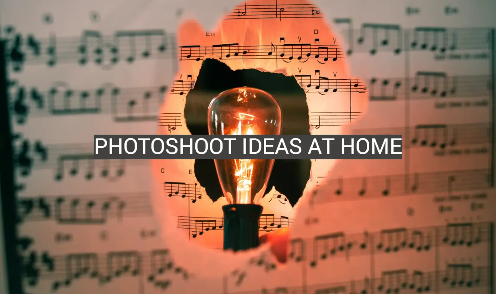Photoshoot Ideas at Home