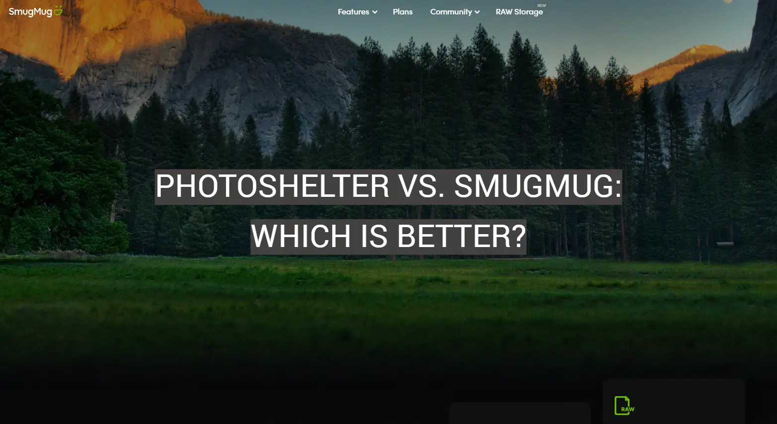 PhotoShelter vs. SmugMug: Which is Better?