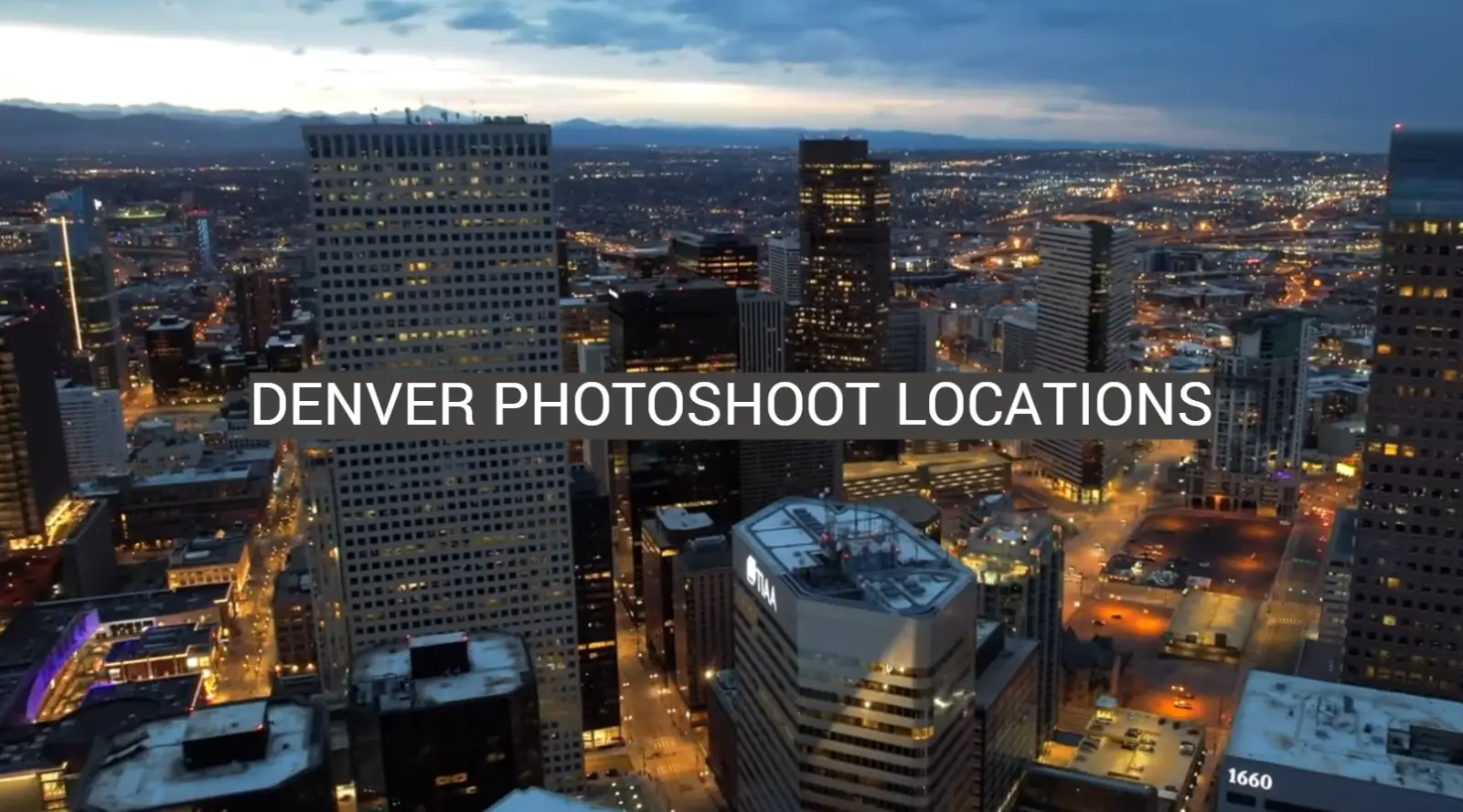 Denver Photoshoot Locations