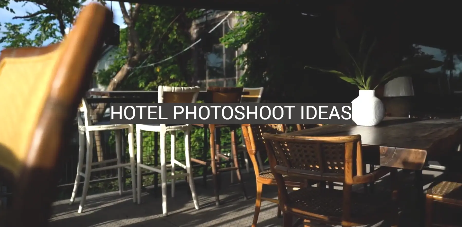 Hotel Photoshoot Ideas