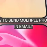 How to Send Multiple Photos in Email?