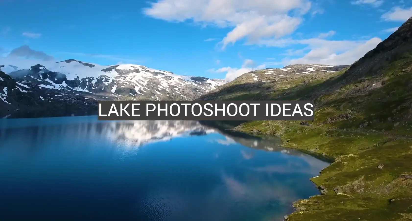 Lake Photoshoot Ideas