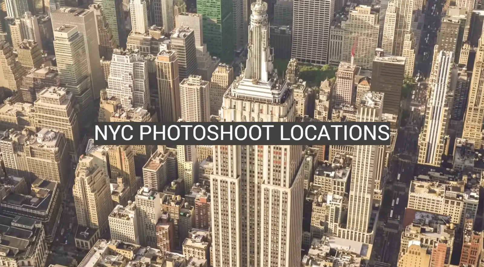 NYC Photoshoot Locations