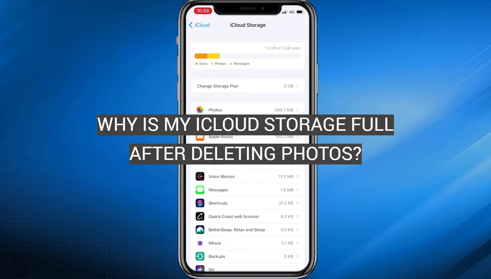Why Is My iCloud Storage Full After Deleting Photos?