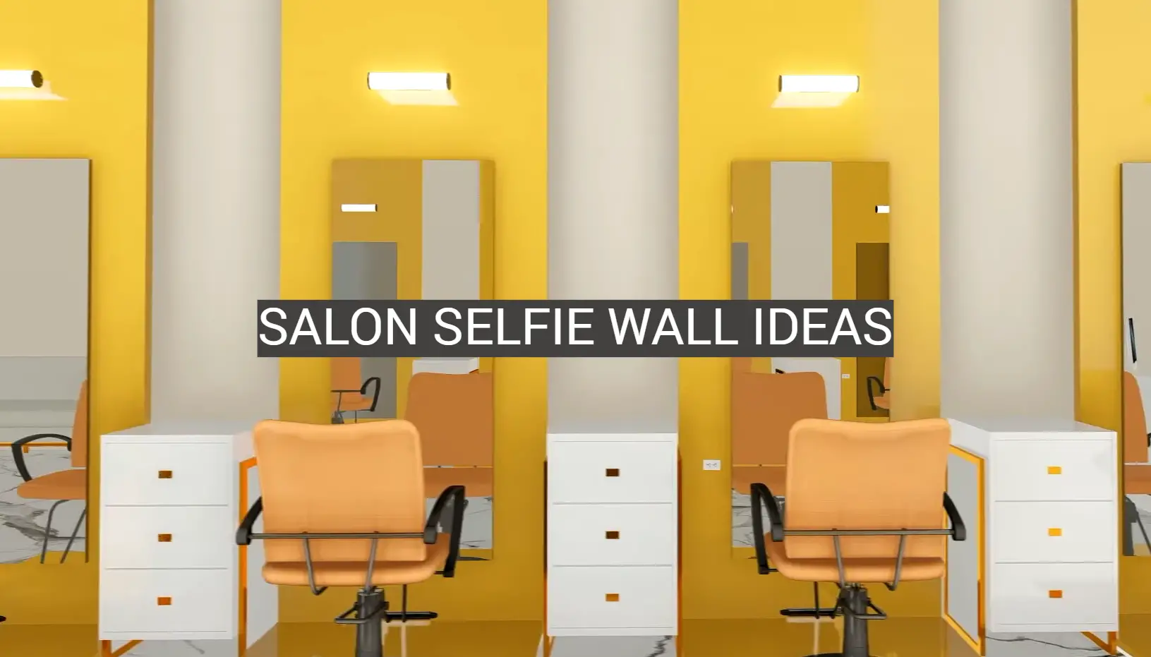 Salon Selfie Wall Ideas