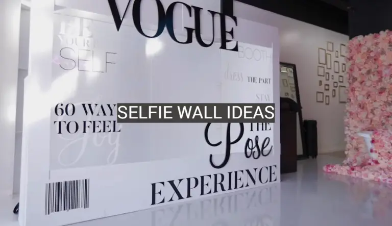Selfie Wall Ideas - FotoProfy