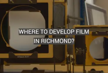 Where to Develop Film in Richmond?