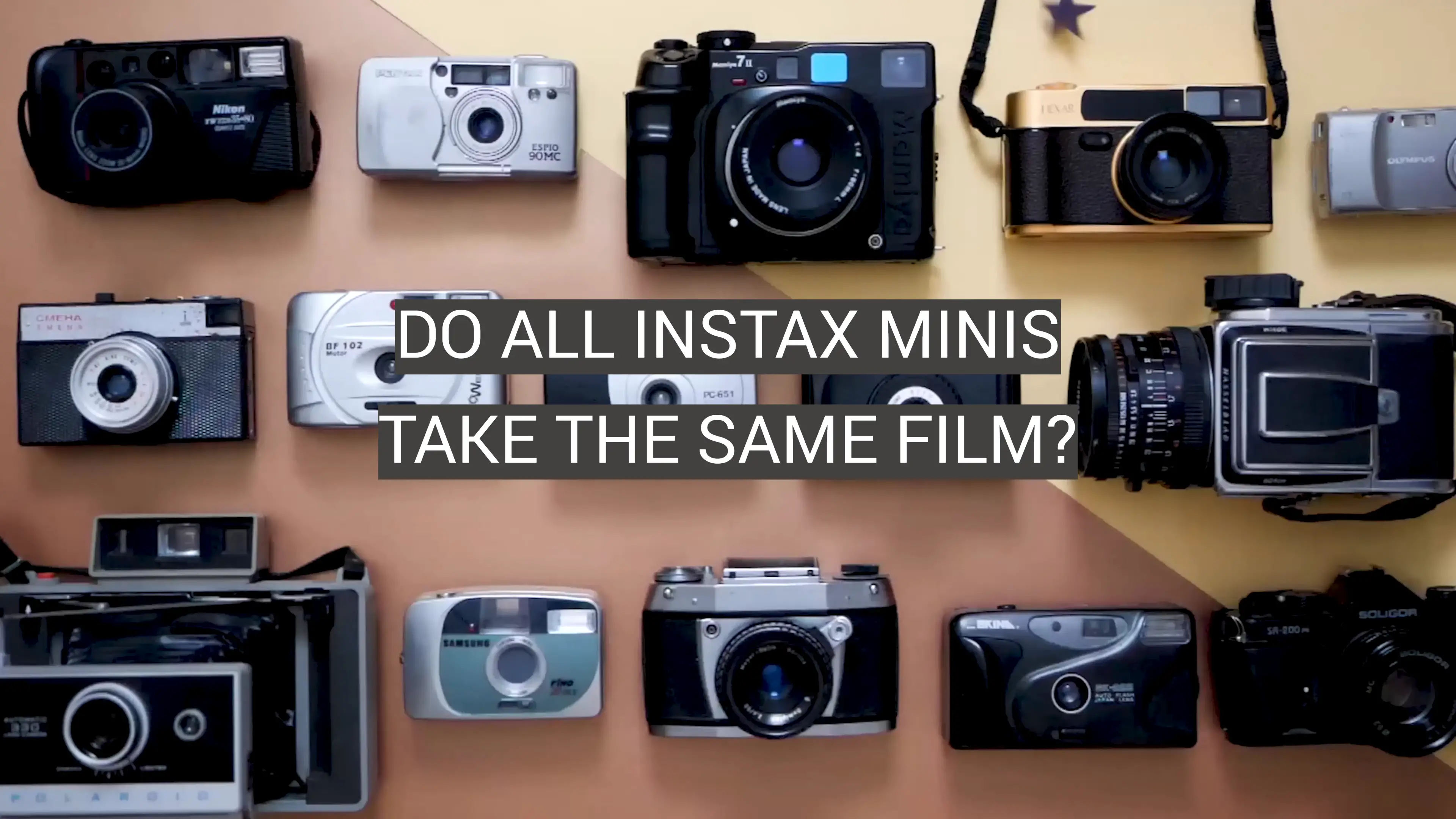 Do All Instax Minis Take the Same Film?