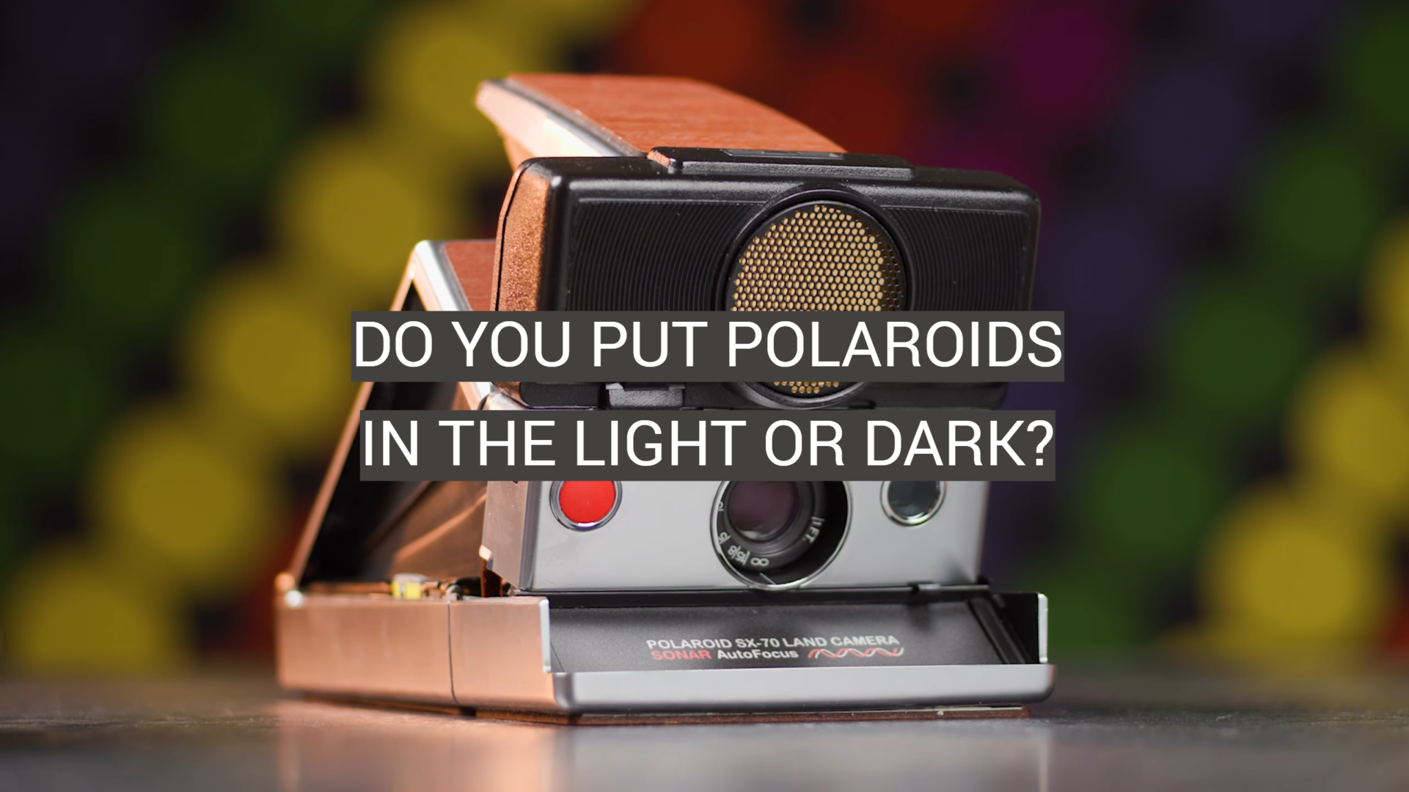 Do You Put Polaroids in the Light or Dark? FotoProfy