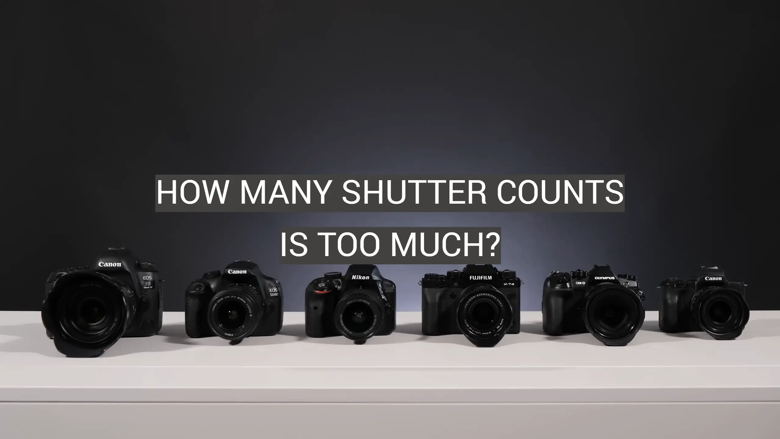 How Many Shutter Counts Is Too Much?
