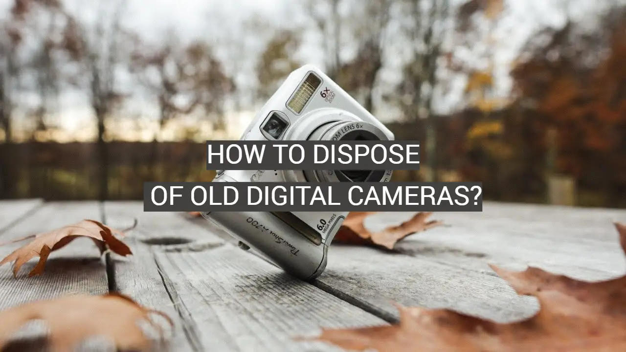 How to Dispose of Old Digital Cameras?