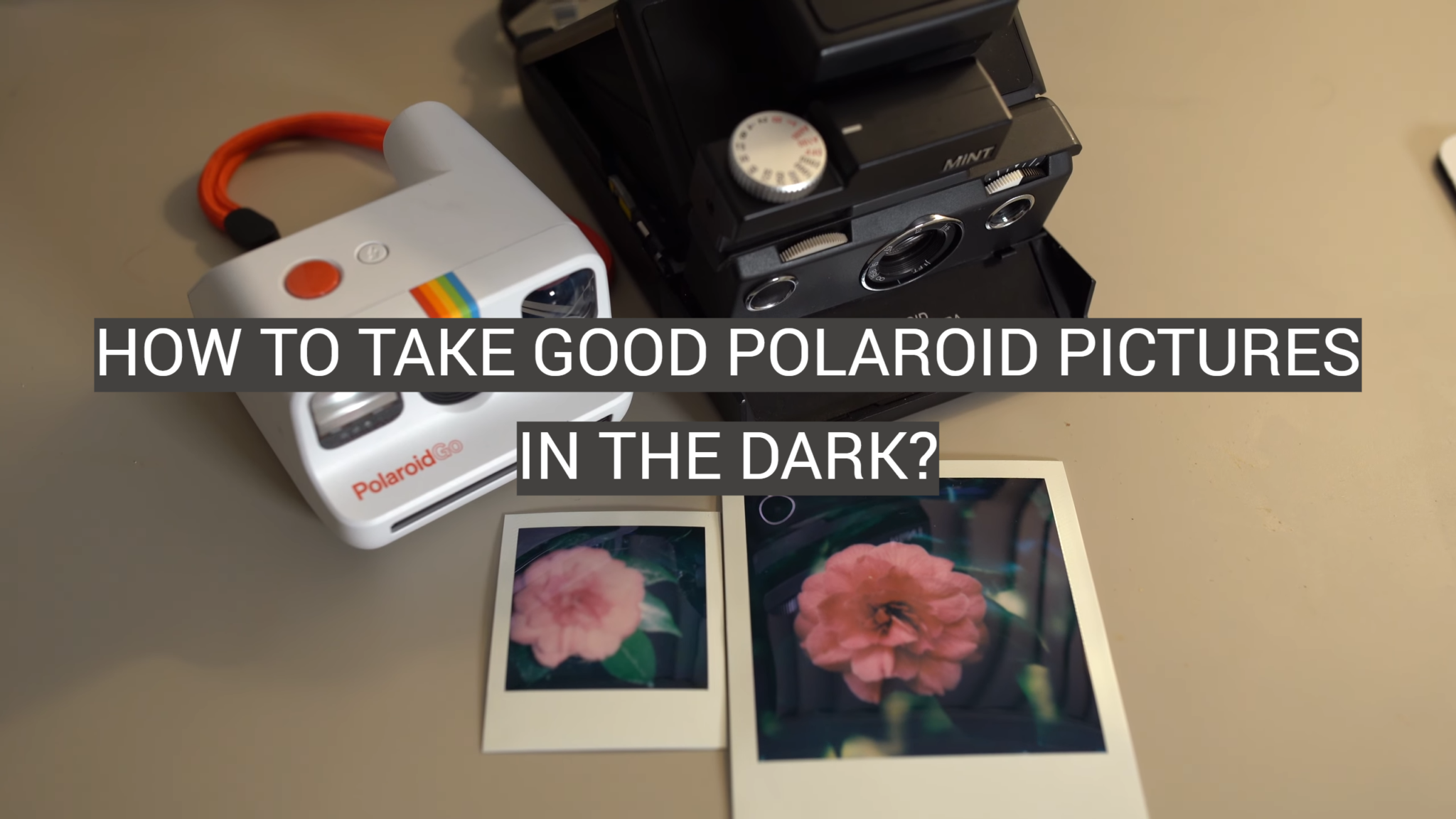 How to Take Good Polaroid Pictures in the Dark? FotoProfy