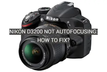 Nikon D3200 Not Autofocusing: How to Fix?