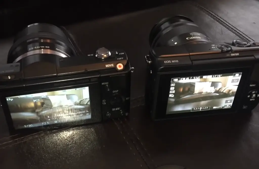 What should you consider when choosing between Canon EOS M10 vs. Sony a5000?