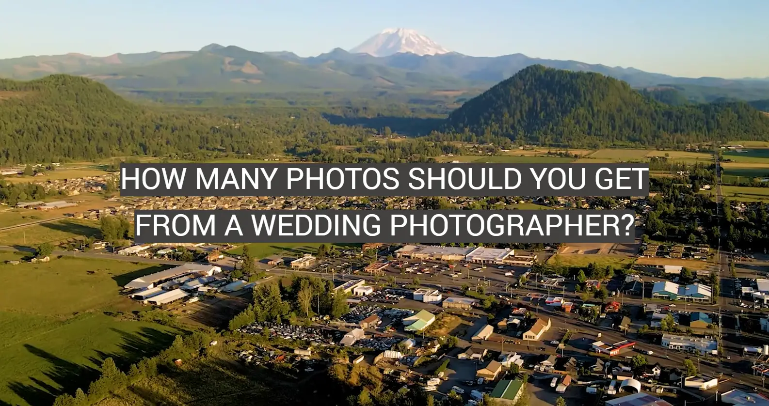 How Many Photos Should You Get From a Wedding Photographer?